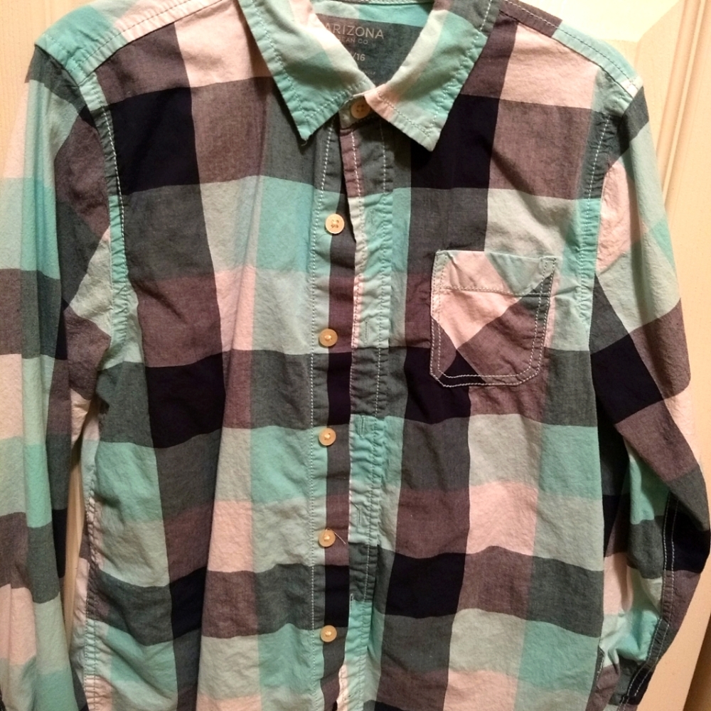 Boys long sleeve casual dress shirt